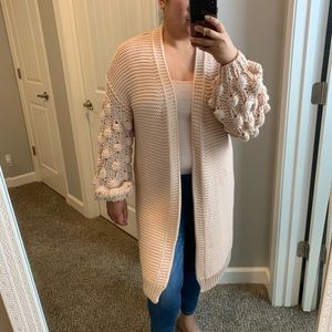 Simply Couture Bubble Sleeve Sweater 